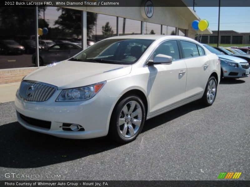 White Diamond Tricoat / Cashmere 2012 Buick LaCrosse FWD
