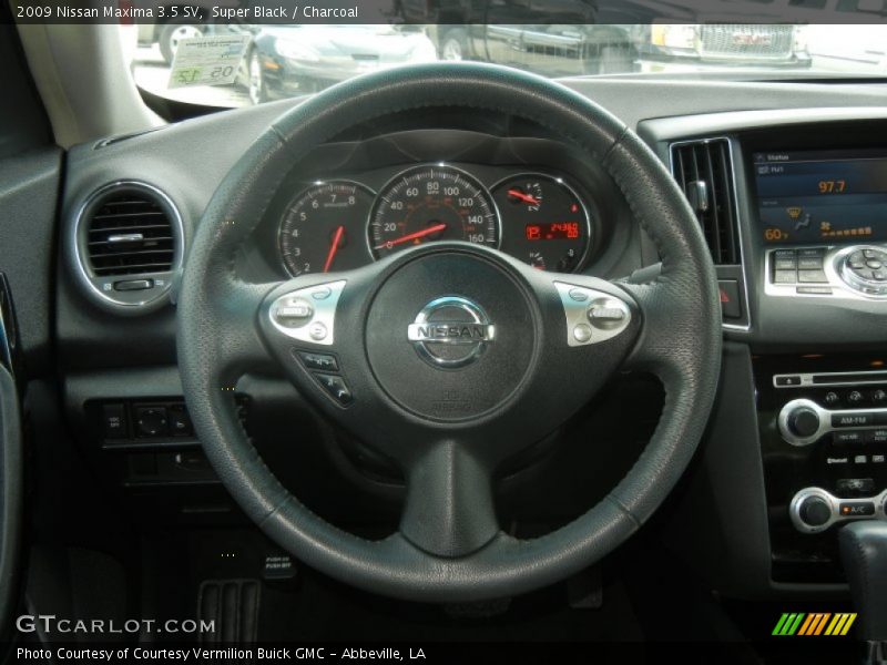 Super Black / Charcoal 2009 Nissan Maxima 3.5 SV