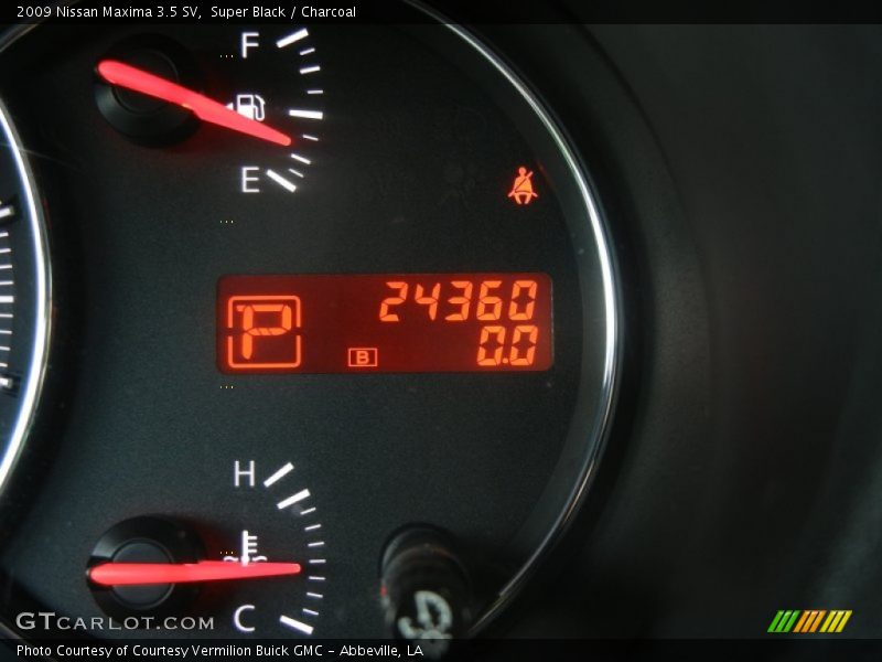 Super Black / Charcoal 2009 Nissan Maxima 3.5 SV