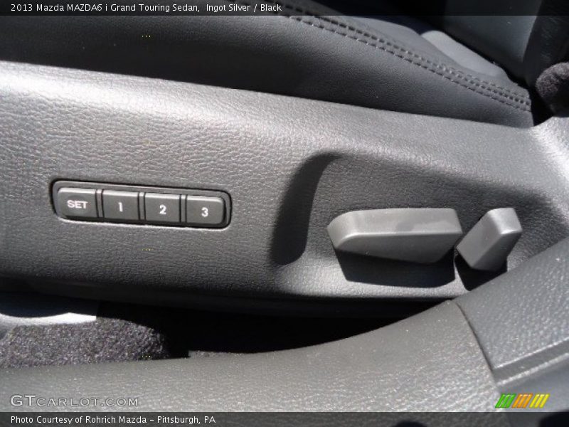 Ingot Silver / Black 2013 Mazda MAZDA6 i Grand Touring Sedan