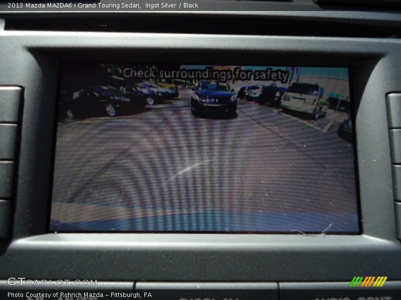 Ingot Silver / Black 2013 Mazda MAZDA6 i Grand Touring Sedan