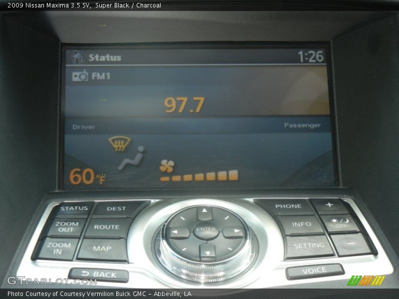 Super Black / Charcoal 2009 Nissan Maxima 3.5 SV