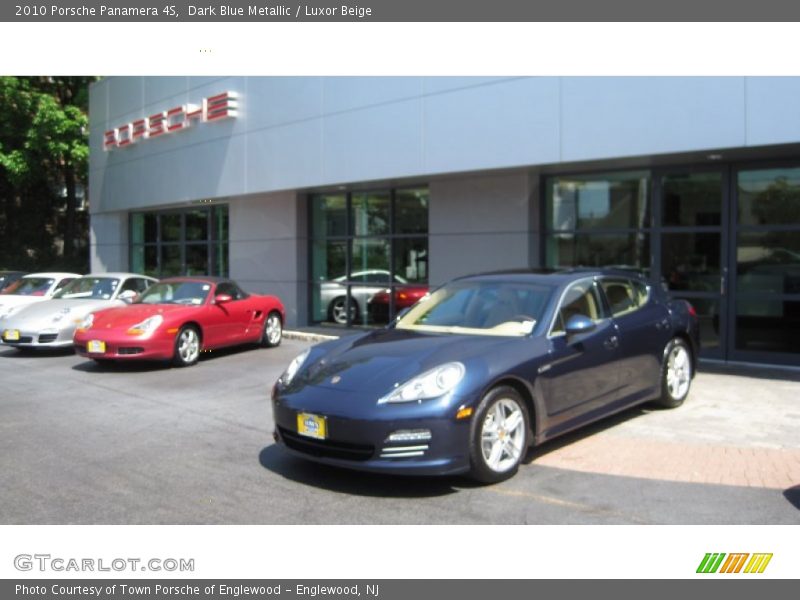 Dark Blue Metallic / Luxor Beige 2010 Porsche Panamera 4S