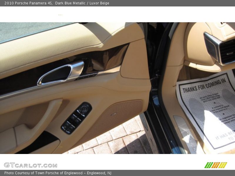 Dark Blue Metallic / Luxor Beige 2010 Porsche Panamera 4S