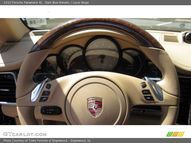 Dark Blue Metallic / Luxor Beige 2010 Porsche Panamera 4S