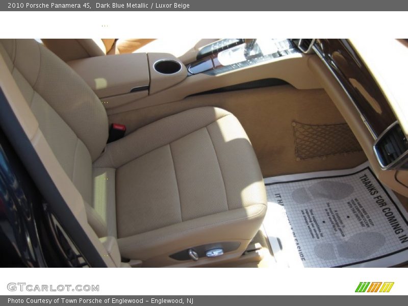 Dark Blue Metallic / Luxor Beige 2010 Porsche Panamera 4S
