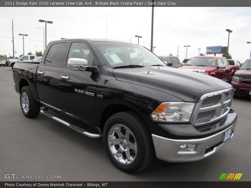 Front 3/4 View of 2011 Ram 1500 Laramie Crew Cab 4x4