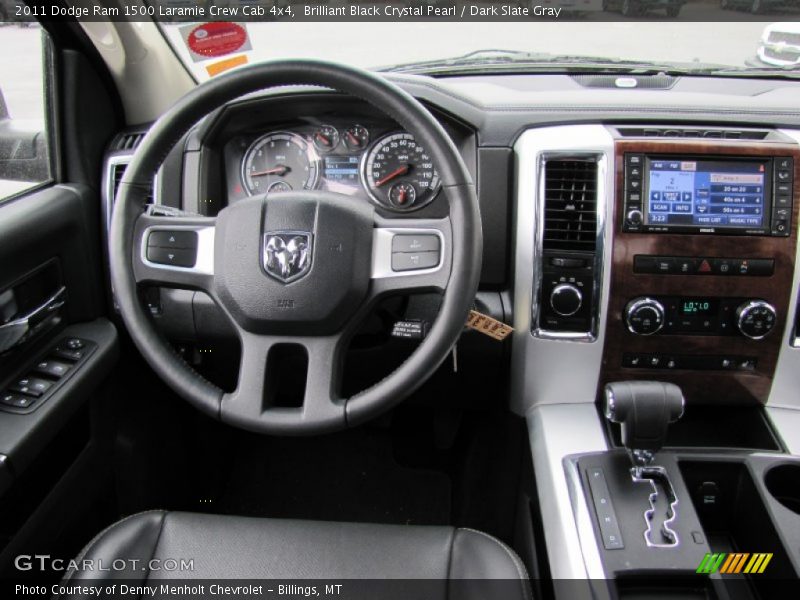 Dashboard of 2011 Ram 1500 Laramie Crew Cab 4x4