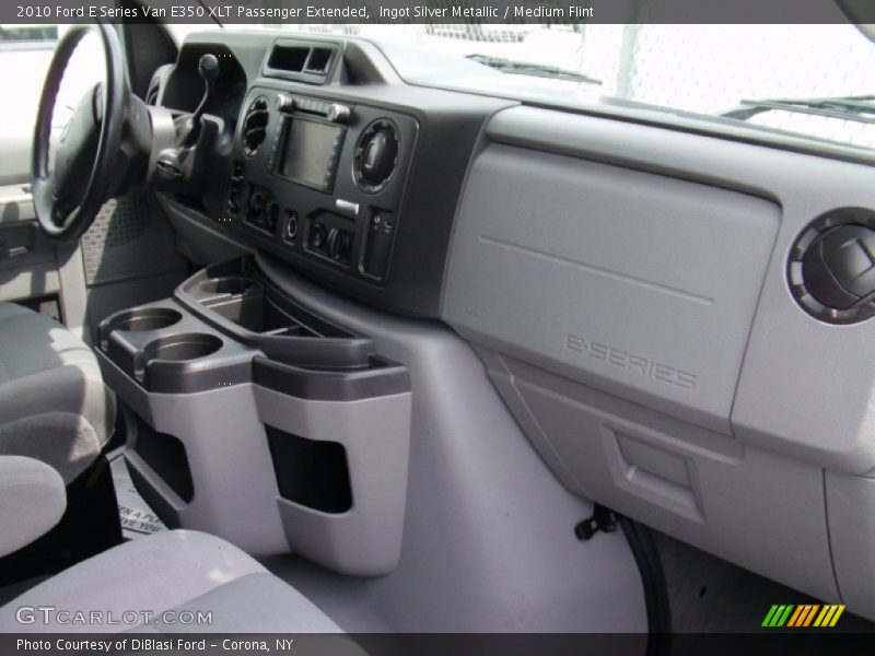 Ingot Silver Metallic / Medium Flint 2010 Ford E Series Van E350 XLT Passenger Extended