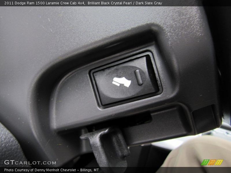 Brilliant Black Crystal Pearl / Dark Slate Gray 2011 Dodge Ram 1500 Laramie Crew Cab 4x4