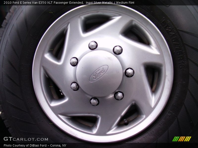 Ingot Silver Metallic / Medium Flint 2010 Ford E Series Van E350 XLT Passenger Extended