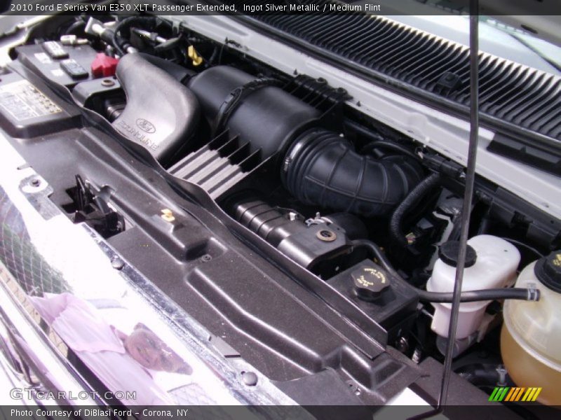 Ingot Silver Metallic / Medium Flint 2010 Ford E Series Van E350 XLT Passenger Extended