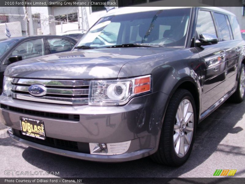 Sterling Grey Metallic / Charcoal Black 2010 Ford Flex Limited