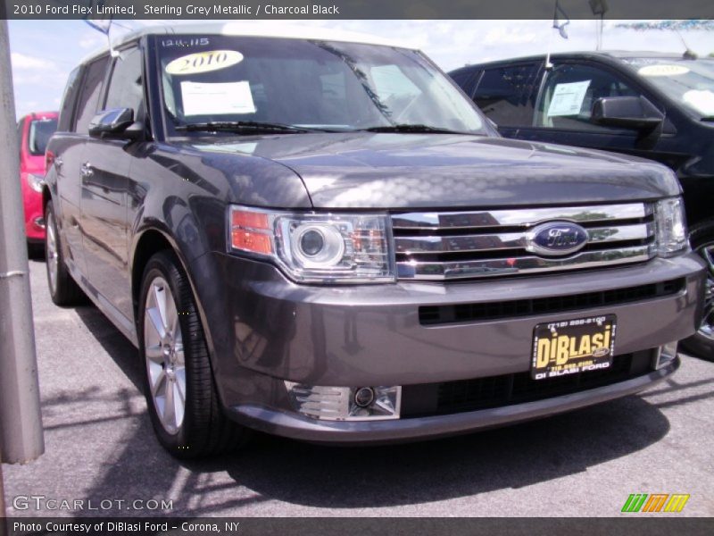Sterling Grey Metallic / Charcoal Black 2010 Ford Flex Limited