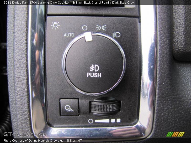 Controls of 2011 Ram 1500 Laramie Crew Cab 4x4