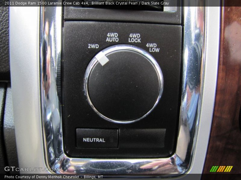 Controls of 2011 Ram 1500 Laramie Crew Cab 4x4