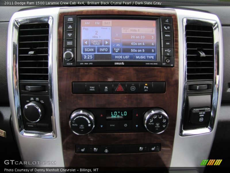 Controls of 2011 Ram 1500 Laramie Crew Cab 4x4