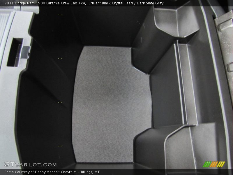 Brilliant Black Crystal Pearl / Dark Slate Gray 2011 Dodge Ram 1500 Laramie Crew Cab 4x4
