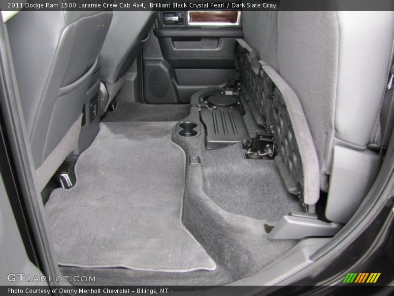 Brilliant Black Crystal Pearl / Dark Slate Gray 2011 Dodge Ram 1500 Laramie Crew Cab 4x4
