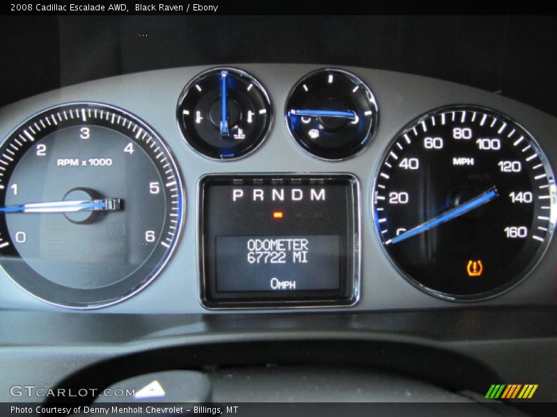 Black Raven / Ebony 2008 Cadillac Escalade AWD