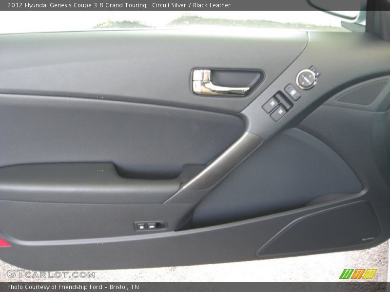 Circuit Silver / Black Leather 2012 Hyundai Genesis Coupe 3.8 Grand Touring