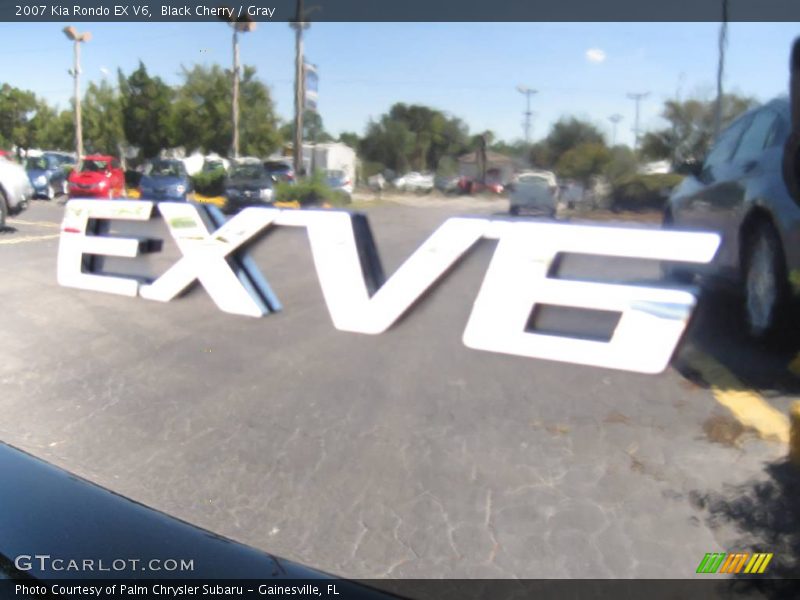 Black Cherry / Gray 2007 Kia Rondo EX V6