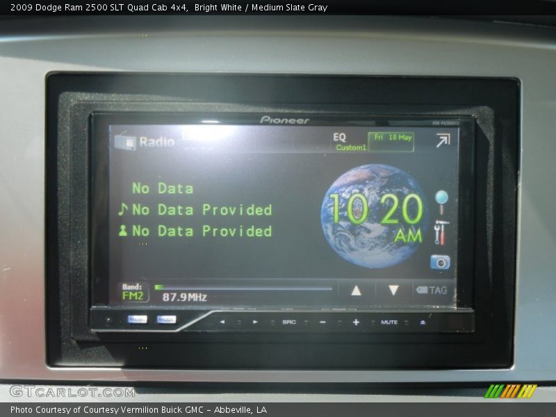 Bright White / Medium Slate Gray 2009 Dodge Ram 2500 SLT Quad Cab 4x4