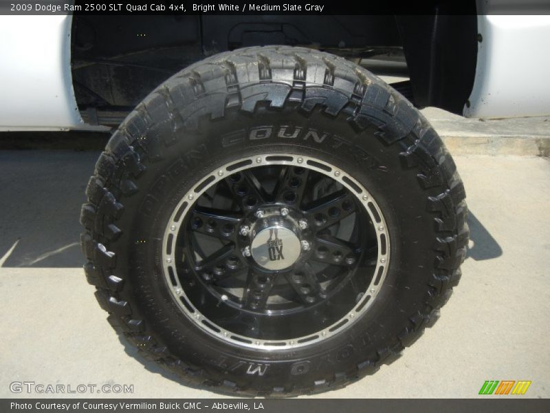 Bright White / Medium Slate Gray 2009 Dodge Ram 2500 SLT Quad Cab 4x4