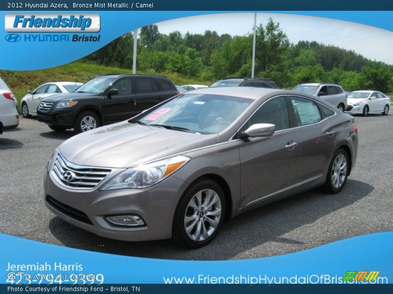 Bronze Mist Metallic / Camel 2012 Hyundai Azera
