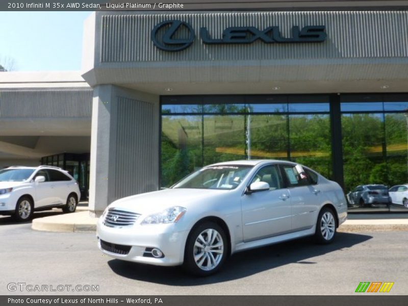 Liquid Platinum / Graphite 2010 Infiniti M 35x AWD Sedan