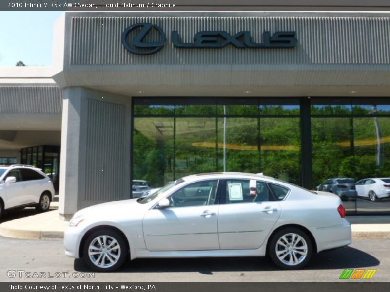 Liquid Platinum / Graphite 2010 Infiniti M 35x AWD Sedan