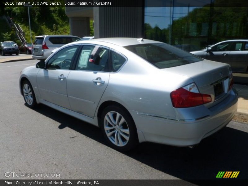 Liquid Platinum / Graphite 2010 Infiniti M 35x AWD Sedan