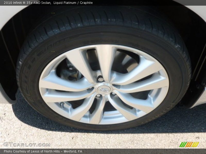 Liquid Platinum / Graphite 2010 Infiniti M 35x AWD Sedan