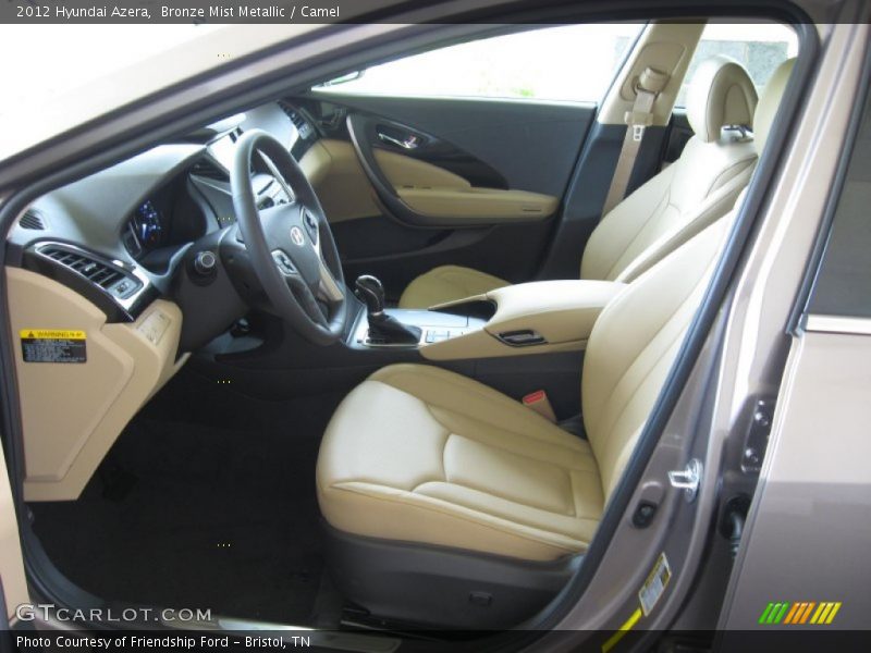  2012 Azera  Camel Interior