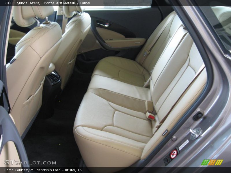 Rear Seat of 2012 Azera 