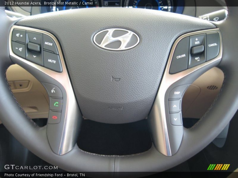 Controls of 2012 Azera 
