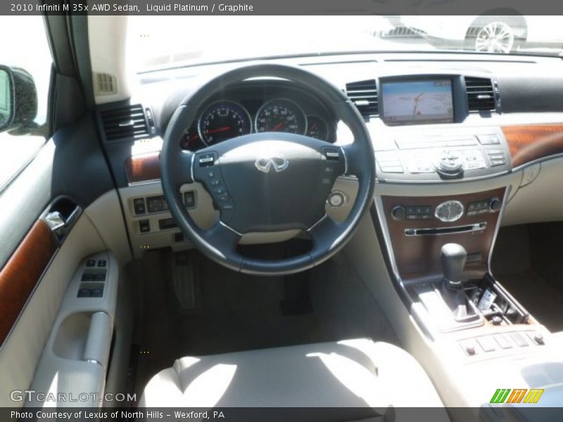Liquid Platinum / Graphite 2010 Infiniti M 35x AWD Sedan