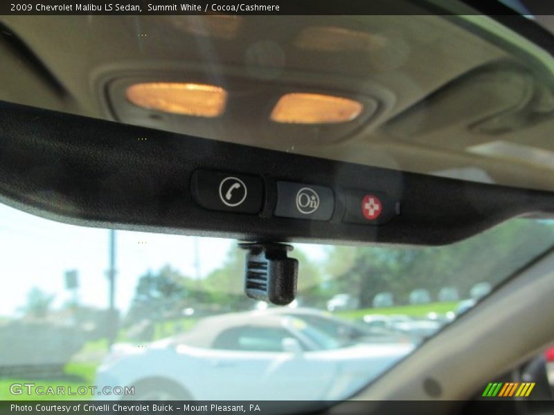 Summit White / Cocoa/Cashmere 2009 Chevrolet Malibu LS Sedan