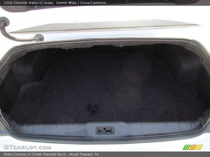 Summit White / Cocoa/Cashmere 2009 Chevrolet Malibu LS Sedan