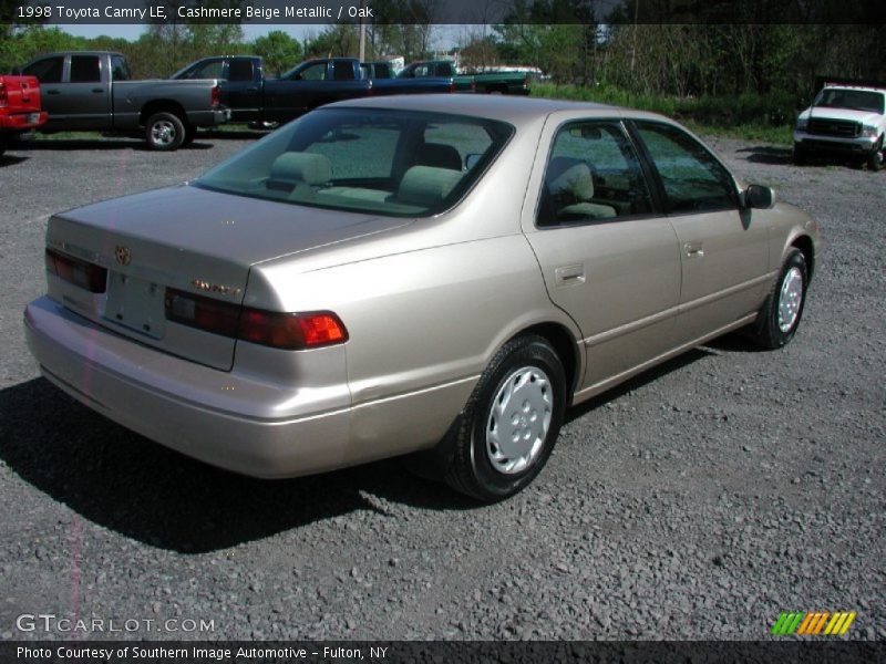 Cashmere Beige Metallic / Oak 1998 Toyota Camry LE