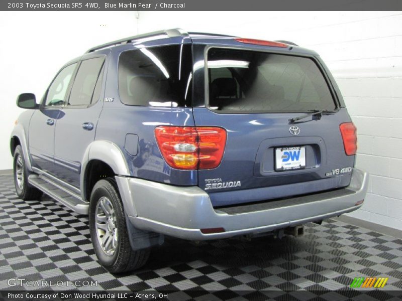 Blue Marlin Pearl / Charcoal 2003 Toyota Sequoia SR5 4WD