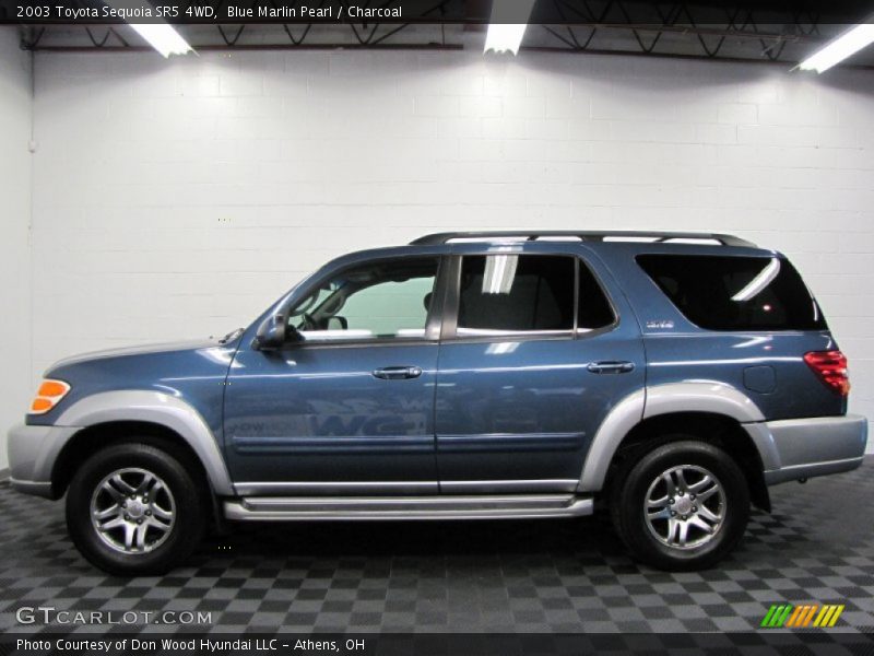 Blue Marlin Pearl / Charcoal 2003 Toyota Sequoia SR5 4WD