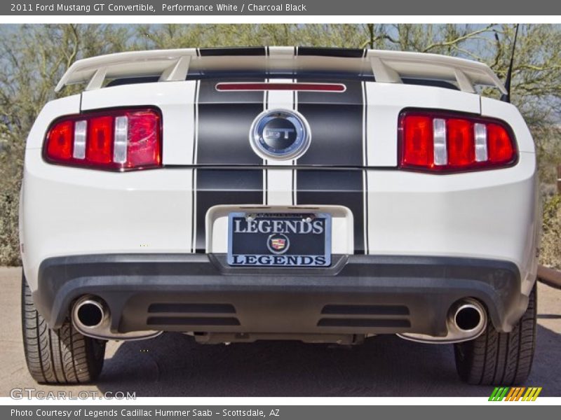 Performance White / Charcoal Black 2011 Ford Mustang GT Convertible