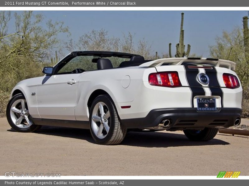 Performance White / Charcoal Black 2011 Ford Mustang GT Convertible