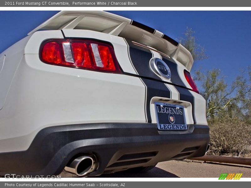 Performance White / Charcoal Black 2011 Ford Mustang GT Convertible