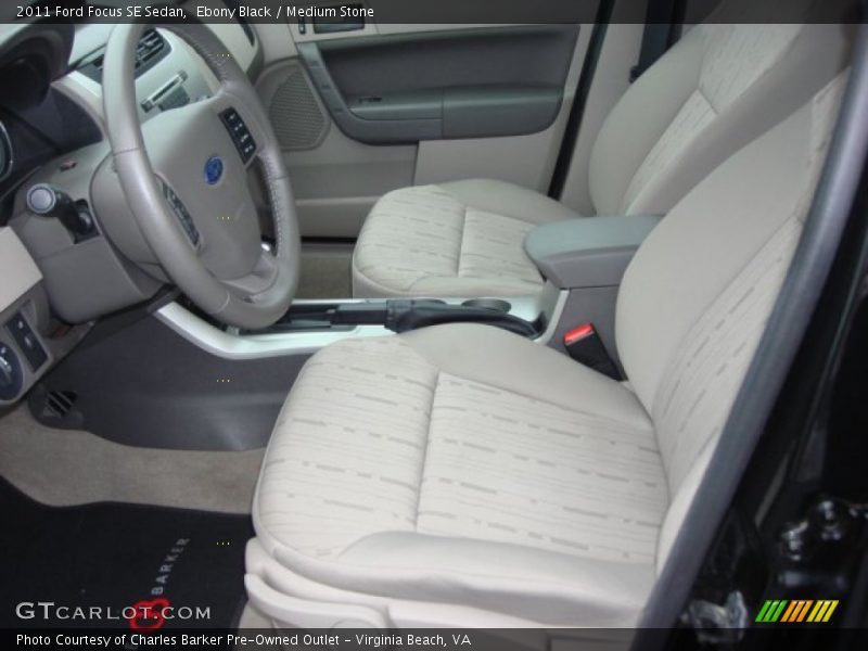 Ebony Black / Medium Stone 2011 Ford Focus SE Sedan