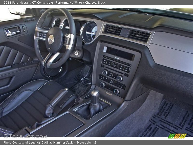  2011 Mustang GT Convertible Charcoal Black Interior