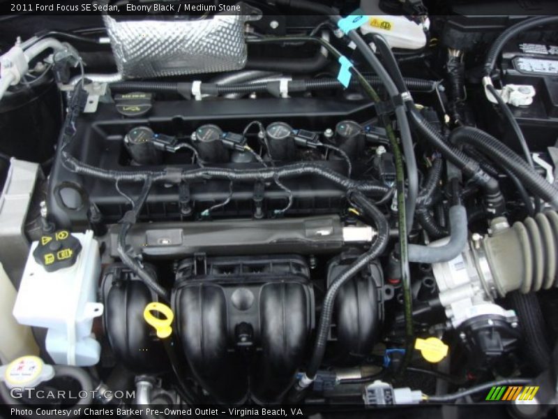 Ebony Black / Medium Stone 2011 Ford Focus SE Sedan