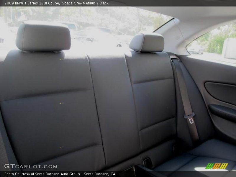 Space Grey Metallic / Black 2009 BMW 1 Series 128i Coupe