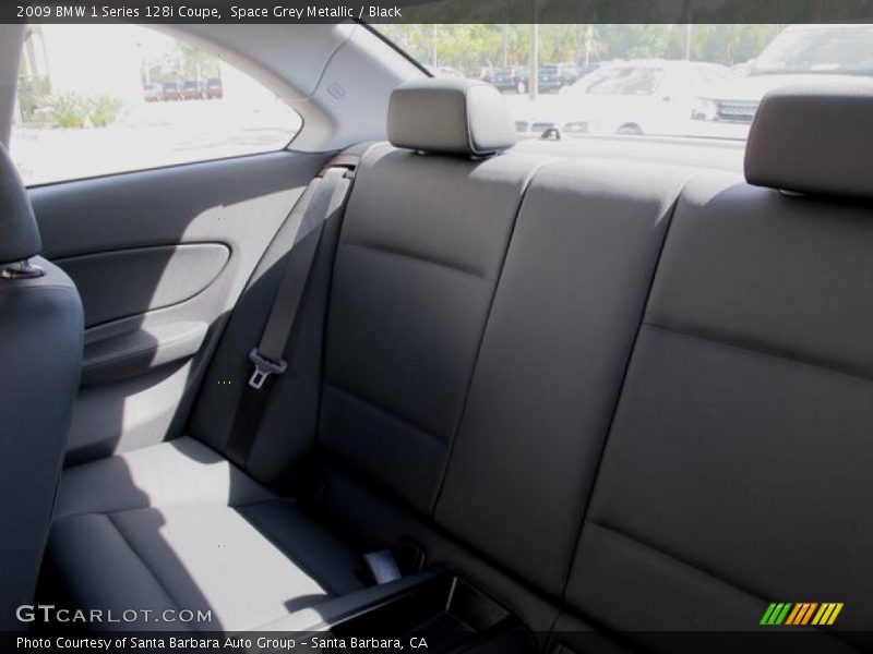 Space Grey Metallic / Black 2009 BMW 1 Series 128i Coupe